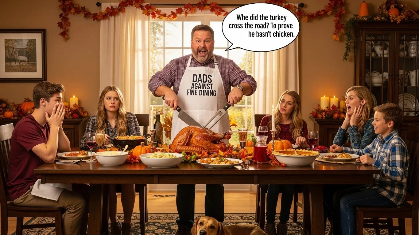Corny Thanksgiving dad jokes