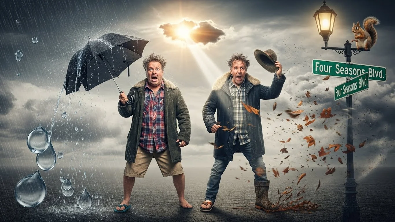 Rain jokes that pour laughter