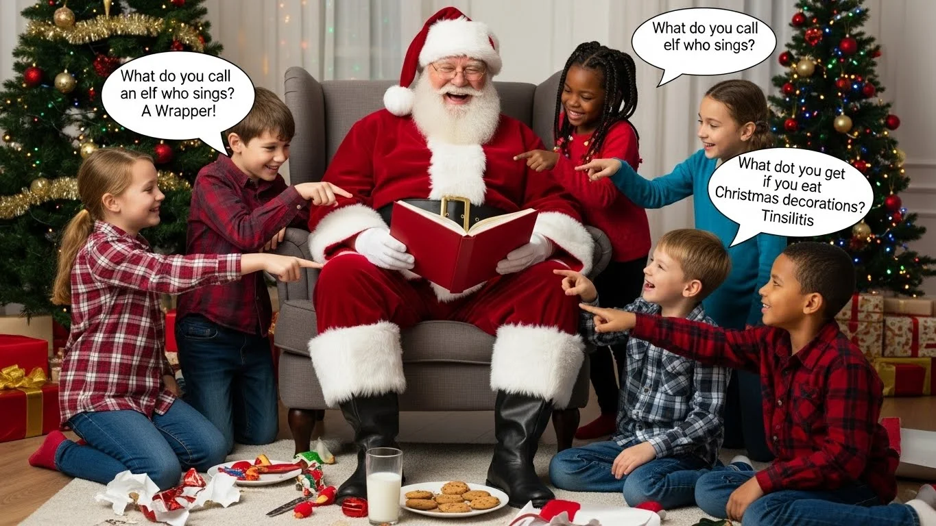 Reindeer Christmas jokes for kids 