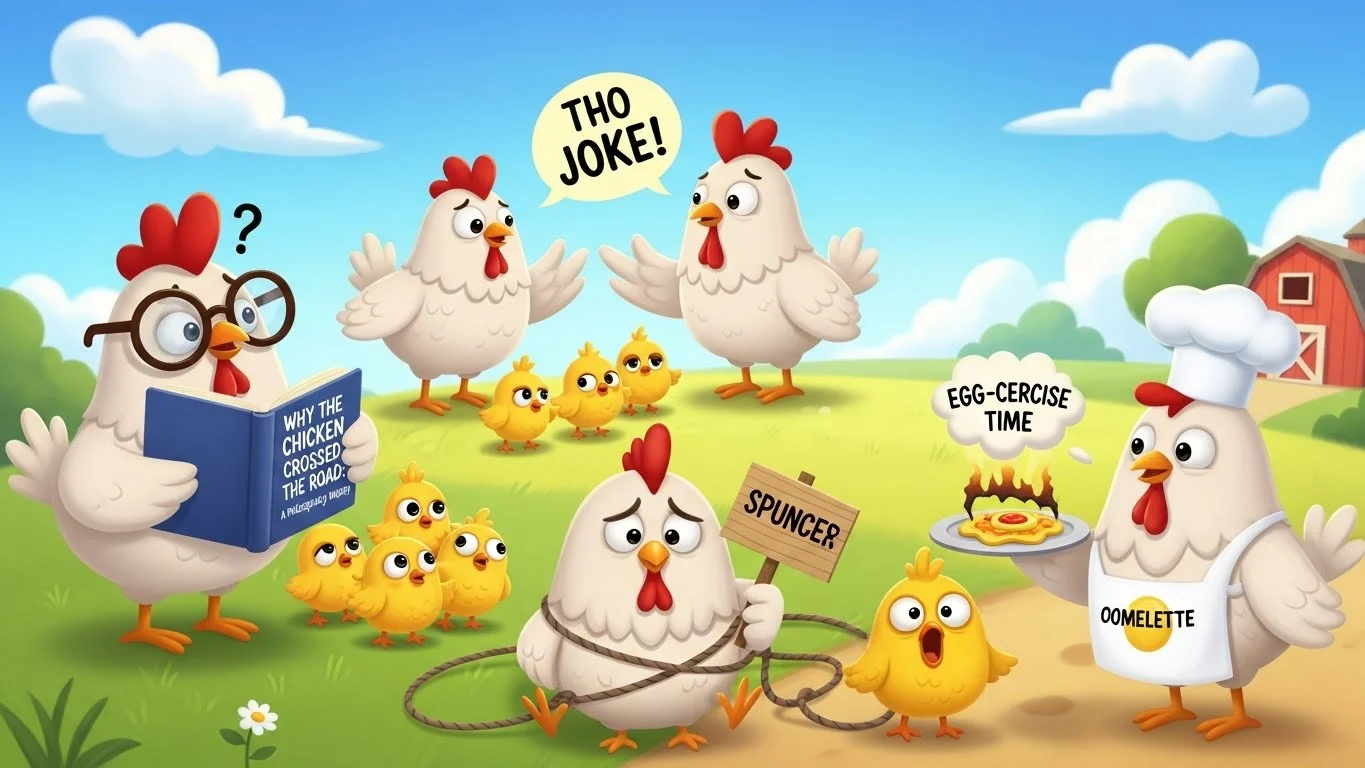 Chicken jokes for kids