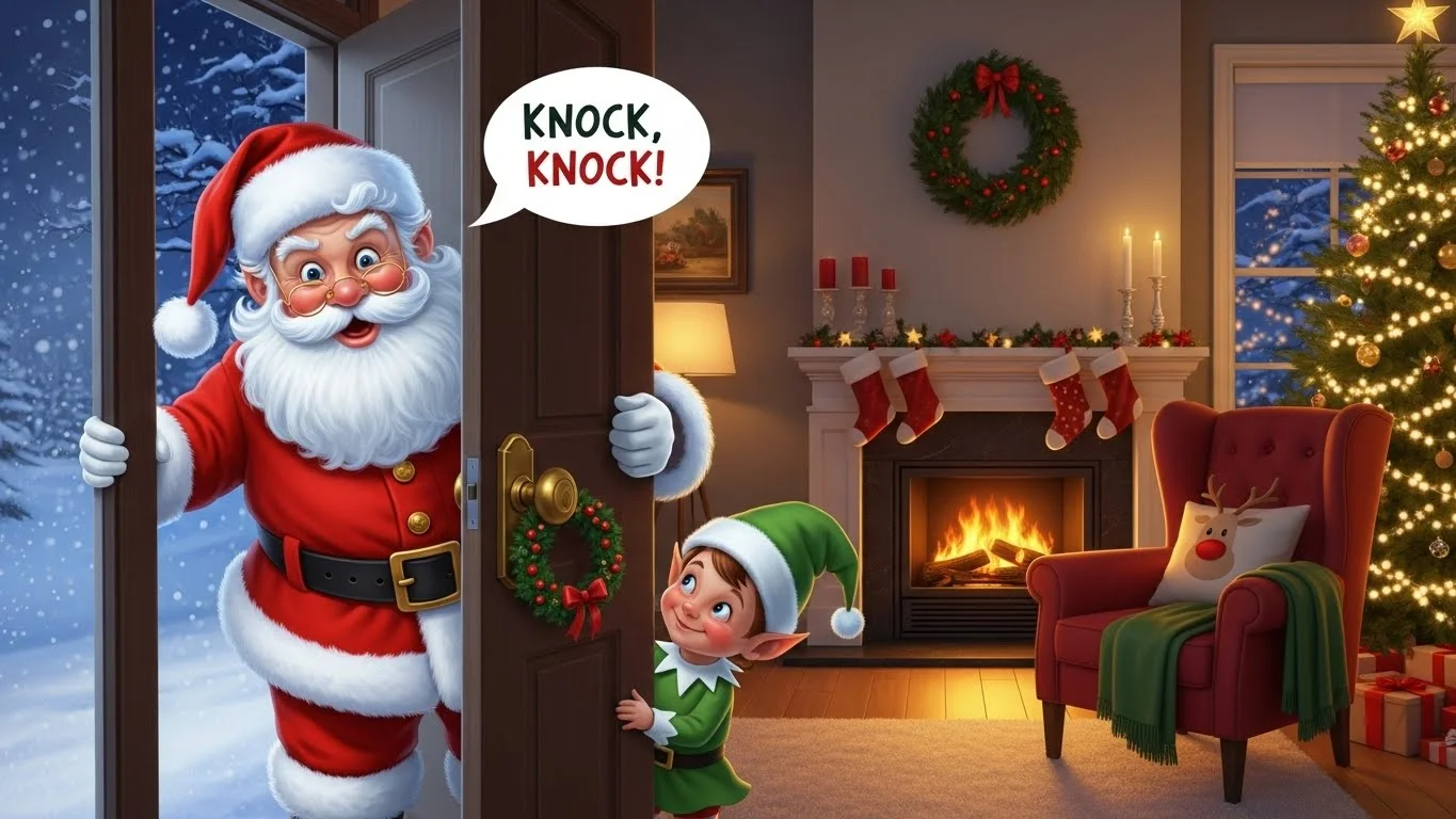Christmas knock knock jokes for family gatherings