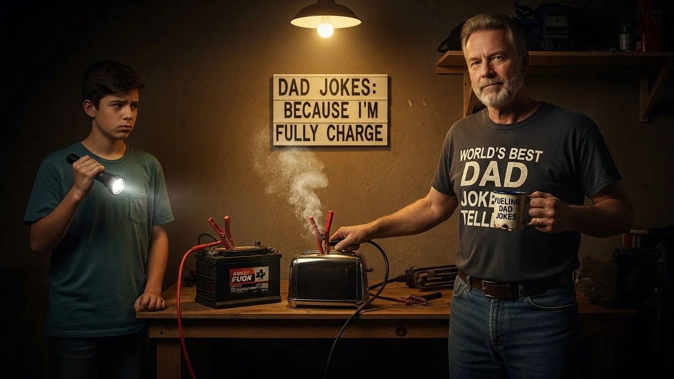 Dark humor dad jokes