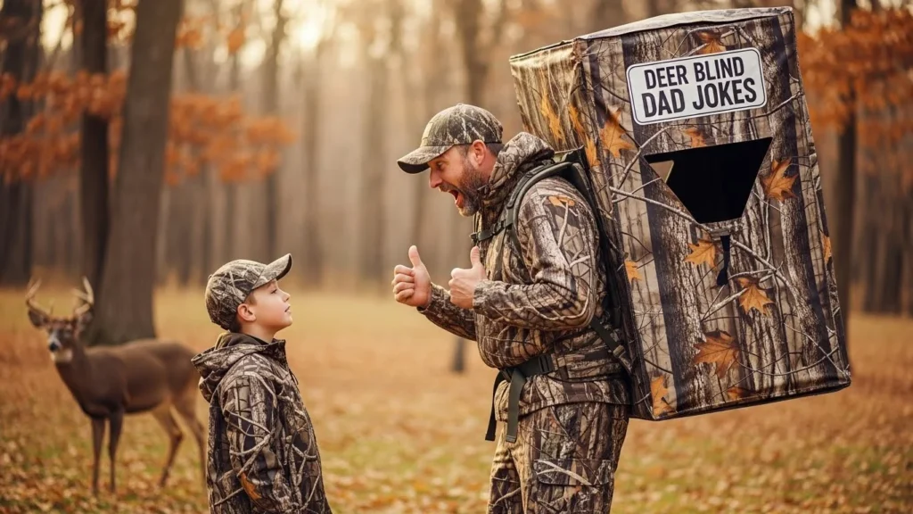 Deer blind dad jokes