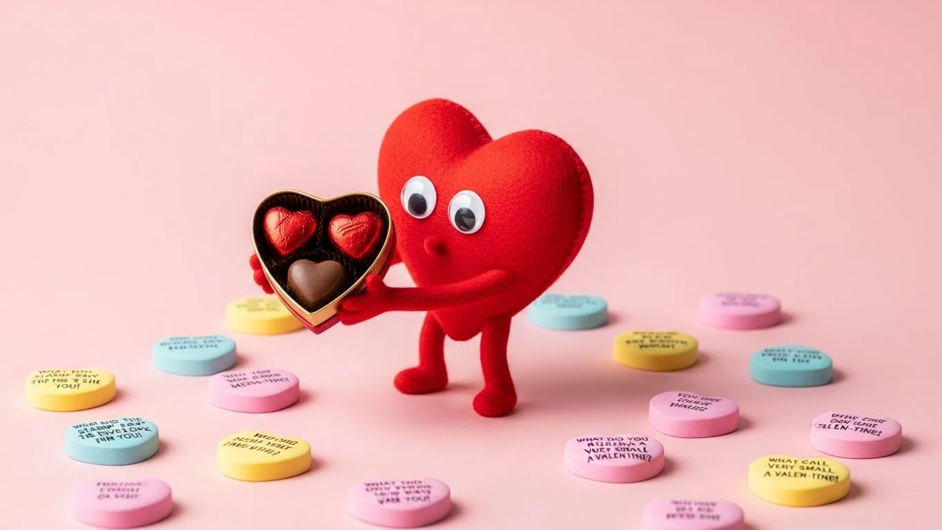 Funny Valentine jokes about chocolate