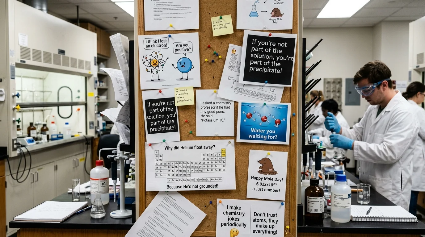 Chemistry Jokes for Classrooms