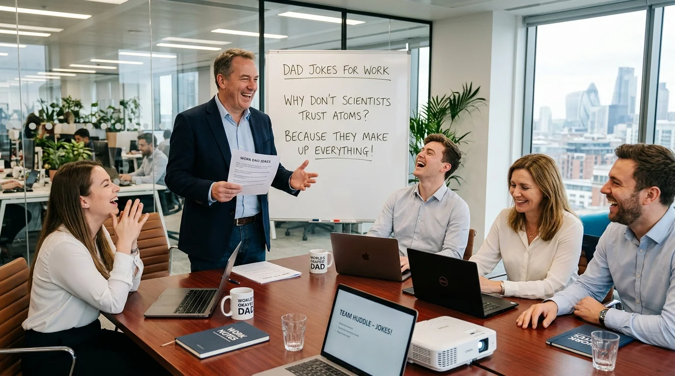 Classic office dad jokes