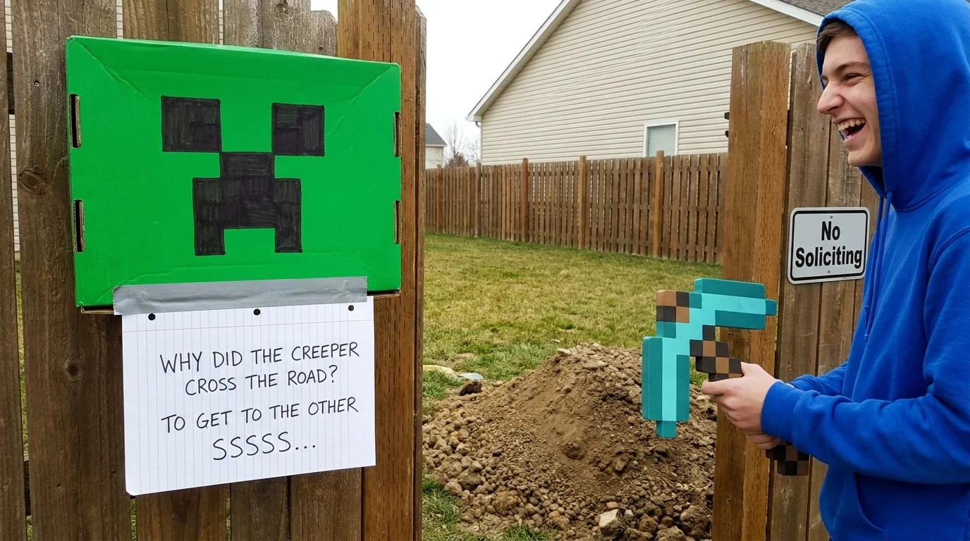 Minecraft Jokes One Liners